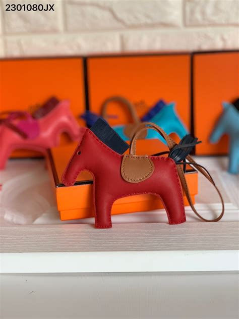 hermes keychain horse